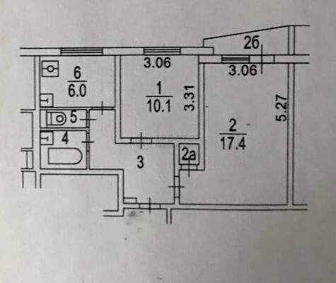 Продам двухкомнатную (2-комн.) квартиру, Кировоградская ул, 16к1, Москва г