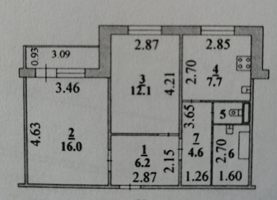 Продам двухкомнатную (2-комн.) квартиру, Героя России Эдуарда Белана ул, 14, Липецк г