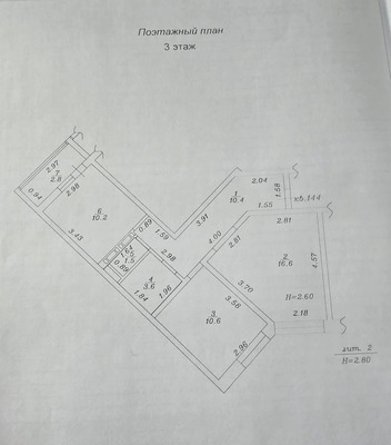 Продам двухкомнатную (2-комн.) квартиру, Крылова ул, 13к2, Анапа г