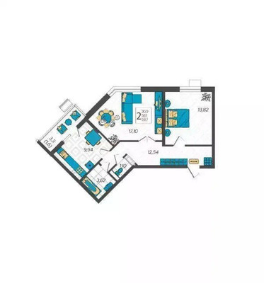 Продам двухкомнатную (2-комн.) квартиру, Крылова ул, 131, Анапа г