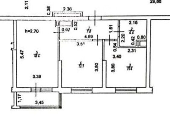Продам двухкомнатную (2-комн.) квартиру, им. Героя Георгия Бочарникова ул, 2к1, Краснодар г