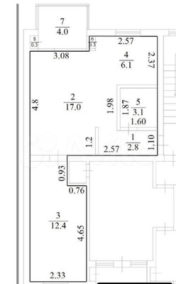 Продам двухкомнатную (2-комн.) квартиру, Б. Хмельницкого ул, 4, Туапсе г