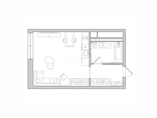 Продам однокомнатную (1-комн.) квартиру, Годовикова ул, 11к3, Москва г