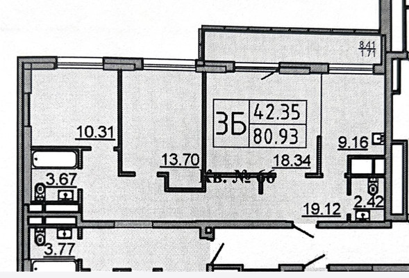 Продам трехкомнатную (3-комн.) квартиру, Сибгата Хакима ул, 51, Казань г