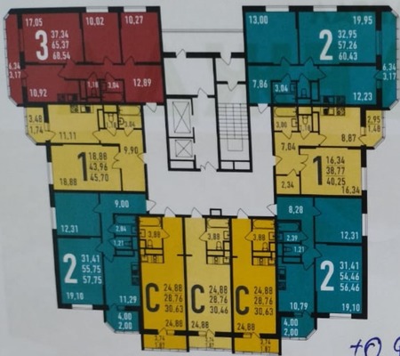 Продам двухкомнатную (2-комн.) квартиру, Студенческий проезд, 35, Ивантеевка г