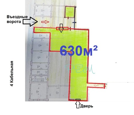 Сдам склад 630 м2, 4-я Кабельная ул, 2 1, Москва г