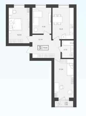 Продам трехкомнатную (3-комн.) , Октябрьская ул, 12, Пионерский г
