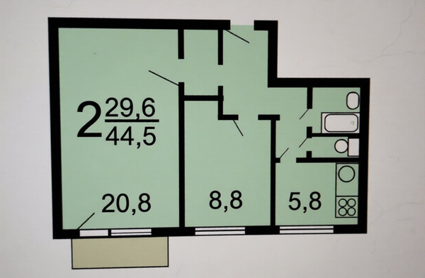 Продам двухкомнатную (2-комн.) квартиру, 10-я Парковая ул, 4, Москва г