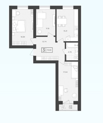 Продам трехкомнатную (3-комн.) , Октябрьская ул, 12, Пионерский г