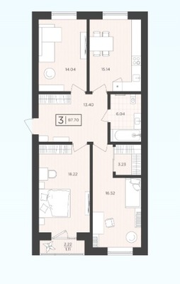 Продам трехкомнатную (3-комн.) , Октябрьская ул, 12, Пионерский г