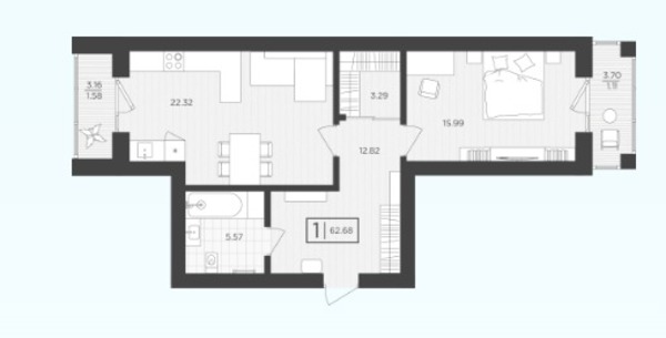 Продам однокомнатную (1-комн.) , Октябрьская ул, 12, Пионерский г