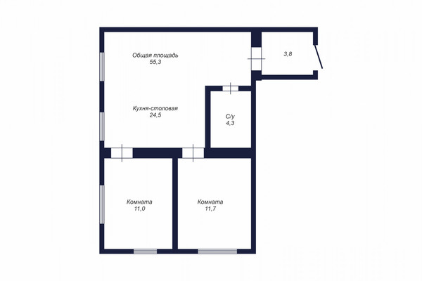 Продам двухкомнатную (2-комн.) квартиру, Ломоносова ул, 22ка, Терема п