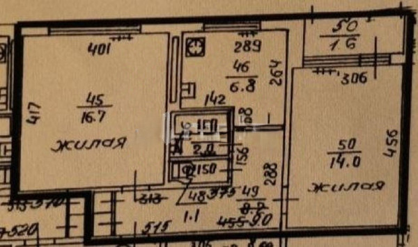 Продам двухкомнатную (2-комн.) квартиру, Фрунзе ул, 42, Калининград г