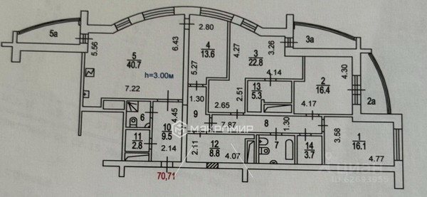 Продам многокомнатную квартиру, Крутицкая наб, 23, Москва г