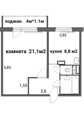 Продам однокомнатную (1-комн.) квартиру, Солнцевский пр-кт, 9, Москва г