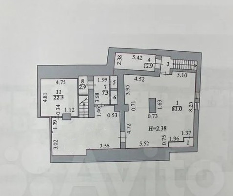 Сдам коммерческое помещение 180 м2, Арсения ул, 22/14, Иваново г