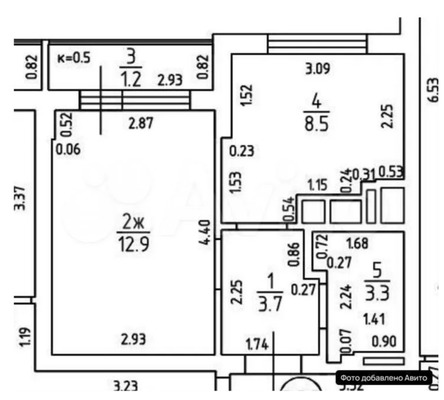 Продам однокомнатную (1-комн.) квартиру, Летняя ул, 72, Калининград г