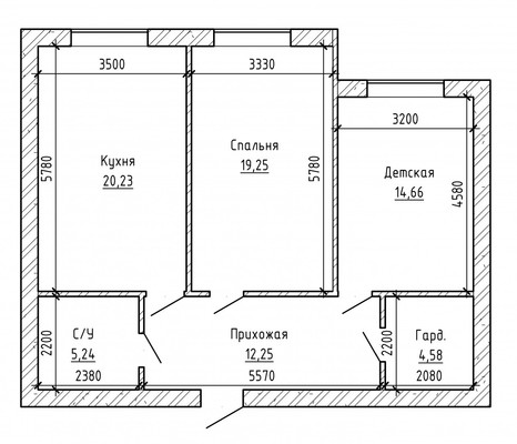Продам двухкомнатную (2-комн.) квартиру, Ленина пр-кт, 1, Нальчик г