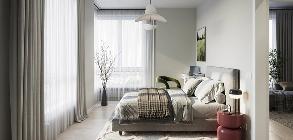 Продам двухкомнатную (2-комн.) квартиру (долевое), 35, Лукино п