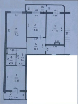 Продам трехкомнатную (3-комн.) квартиру, Маршала Казакова ул, 8к1, Нижний Новгород г