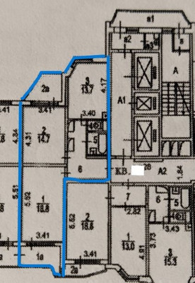 Продам двухкомнатную (2-комн.) квартиру, Недорубова ул, 20к1, Москва г