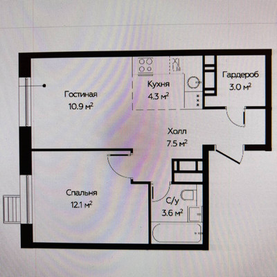 Продам двухкомнатную (2-комн.) квартиру, 14к2, Столбово д