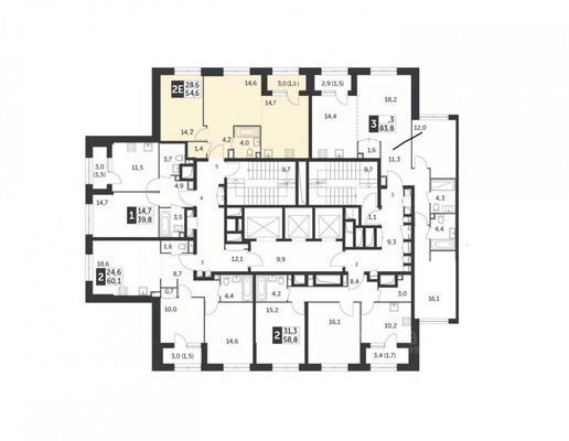 Продам двухкомнатную (2-комн.) квартиру, Вильгельма Пика ул, 1, Москва г