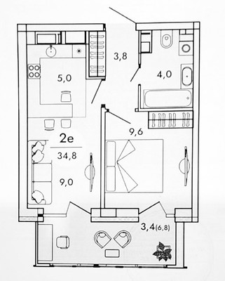Продам двухкомнатную (2-комн.) квартиру, Камская ул, 8а, Кондратово д