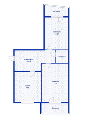 Продам трехкомнатную (3-комн.) квартиру, Чекистов пр-кт, 8, Краснодар г