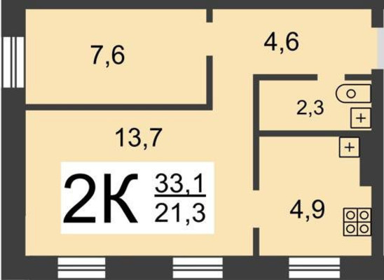 Продам двухкомнатную (2-комн.) квартиру, Планетная ул, 5, Нижний Новгород г