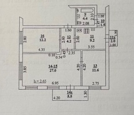 Продам трехкомнатную (3-комн.) квартиру, Ереванская ул, 25, Ростов-на-Дону г