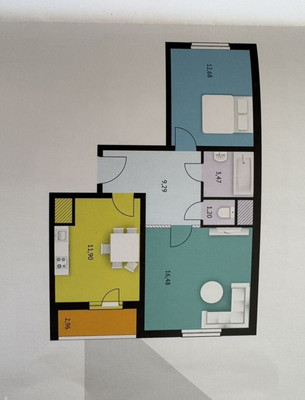 Продам двухкомнатную (2-комн.) квартиру, Еляна ул, 66, Ростов-на-Дону г