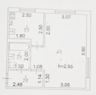 Продам однокомнатную (1-комн.) квартиру, Кирпичная ул, 3, Казань г