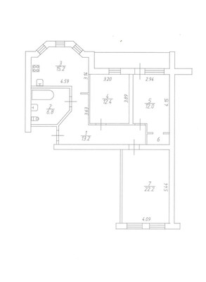Продам трехкомнатную (3-комн.) квартиру, Большая Московская ул, 59, Великий Новгород г
