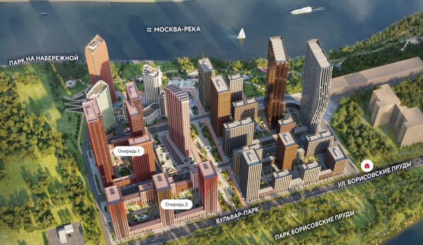 Продам двухкомнатную (2-комн.) квартиру (долевое), Борисовские Пруды ул, 1к7, Москва г