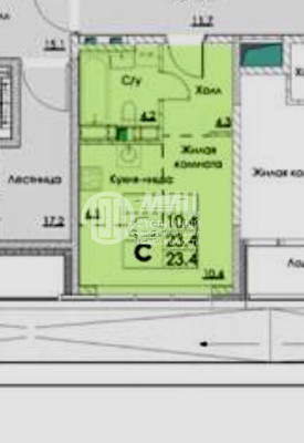 Продам однокомнатную (1-комн.) квартиру, Михалковская ул, 50, Москва г