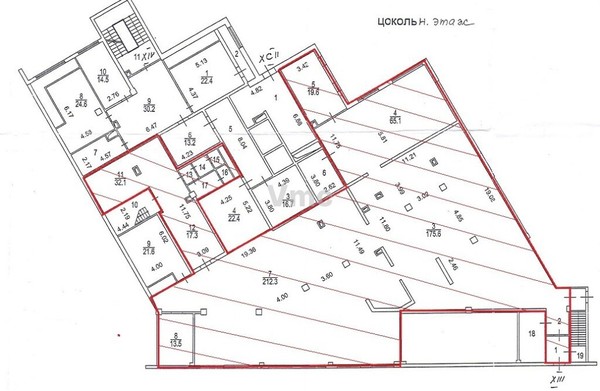 Сдам коммерческое помещение 550,5 м2, Архитектора Власова ул, 6, Москва г