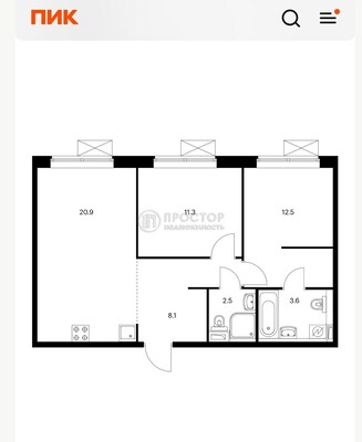 Продам двухкомнатную (2-комн.) квартиру, Люблинская ул, 74к3, Москва г