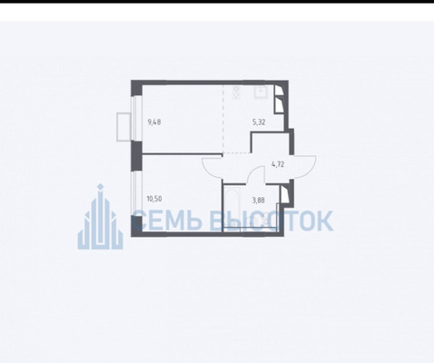 Продам двухкомнатную (2-комн.) квартиру, Новомосковская ул, 15, Москва г