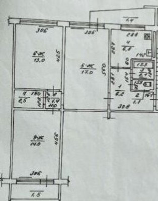Продам трехкомнатную (3-комн.) квартиру, Тобольская ул, 31, Калининград г