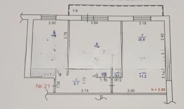 Продам трехкомнатную (3-комн.) квартиру, Строителей пр-кт, 13, Волгодонск г