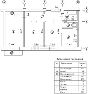 Продам трехкомнатную (3-комн.) квартиру, Шарикоподшипниковская ул, 40, Москва г