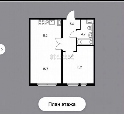 Продам однокомнатную (1-комн.) квартиру, Саларьевская ул, 14к2, Московский п