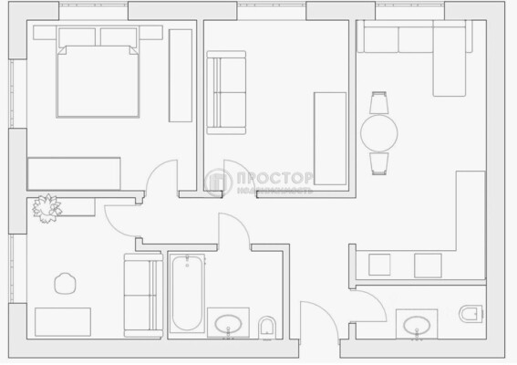 Продам трехкомнатную (3-комн.) квартиру, Новоданиловская наб, 8к1, Москва г