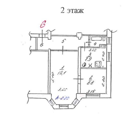 Продам двухкомнатную (2-комн.) квартиру, Одесская ул, 21, Воронеж г