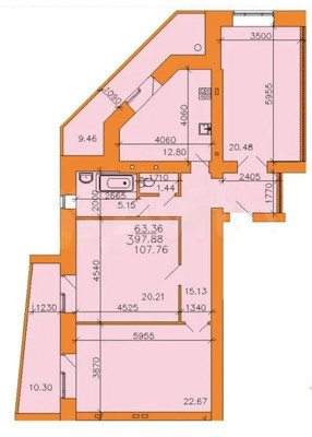 Продам трехкомнатную (3-комн.) квартиру, Интернациональная ул, 16к7, Рязань г