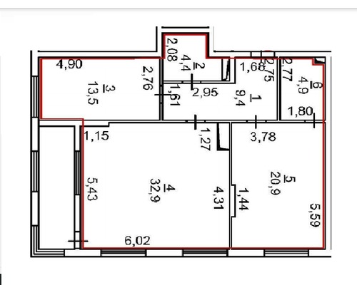 Продам трехкомнатную (3-комн.) квартиру, Александра Суворова пр-кт, 97, Симферополь г