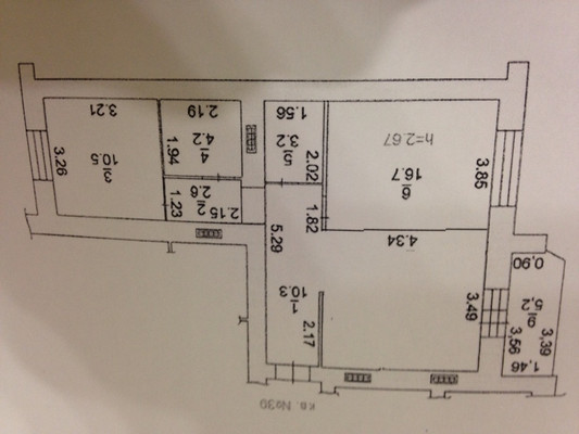 Продам двухкомнатную (2-комн.) квартиру, Евдокимова ул, 37ж, Ростов-на-Дону г