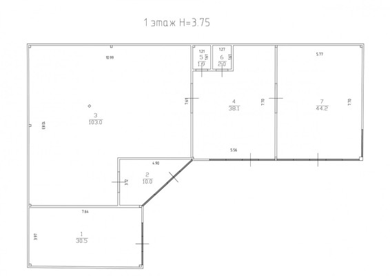 Продам коммерческое помещение 240 м2, Речная ул, 2А, Гвардейск г