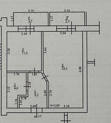 Продам однокомнатную (1-комн.) квартиру, Туапсинская ул, 46, Армавир г